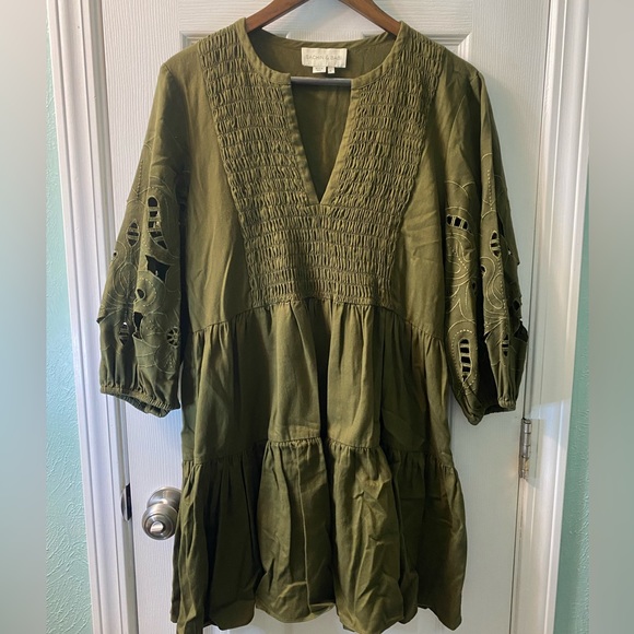 Sachin + Babi Kendall Dress in Olive - Picture 5 of 8